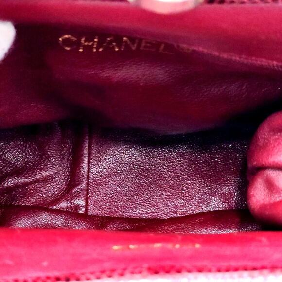 Rare Vintage 1980s CHANEL Suede Frame Bag by Karl Lagerfeld - Picture 12 of 16